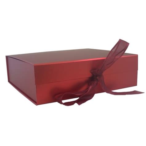 red metallic gift boxes|Amazon.com: Metallic Gift Box.